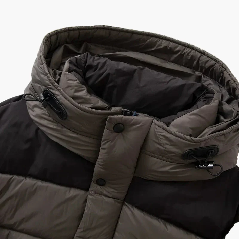 Veste Doudoune Homme Style Urbain Hiver à Capuche – Idéale pour Temps Froid et Quotidien - Image 2
