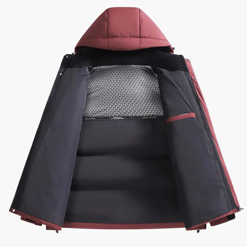 Veste doudoune homme style urbain imperméable chaud pour hiver - Image 4