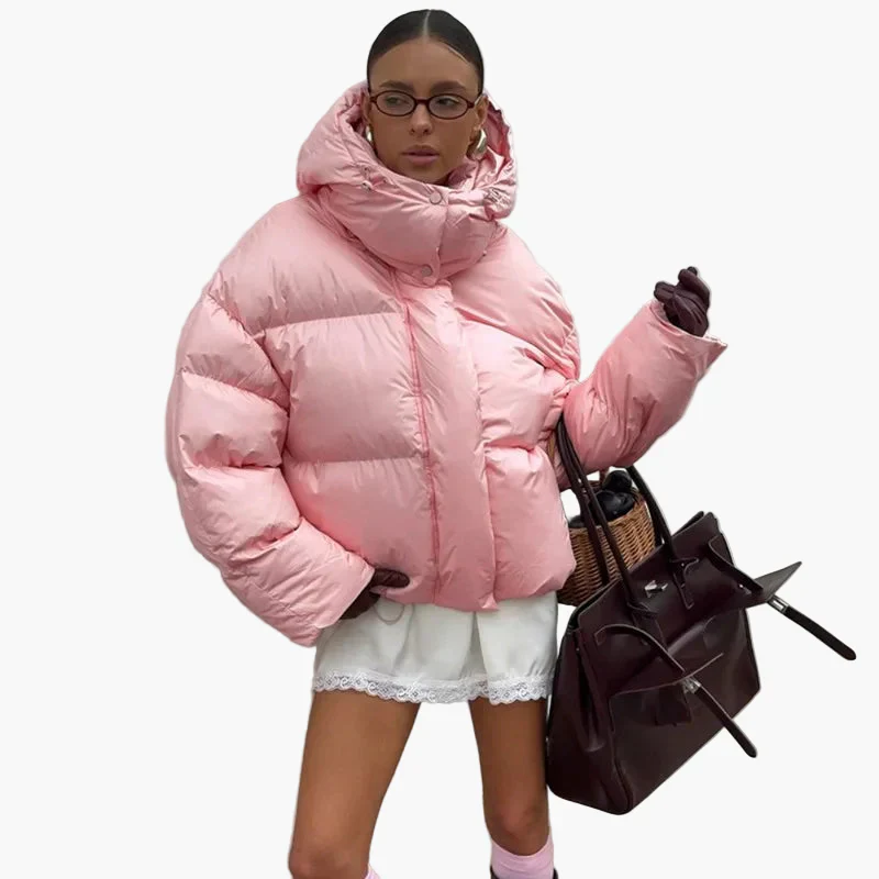Veste Doudoune Oversize Femme Style Urbain Hiver - Image 3