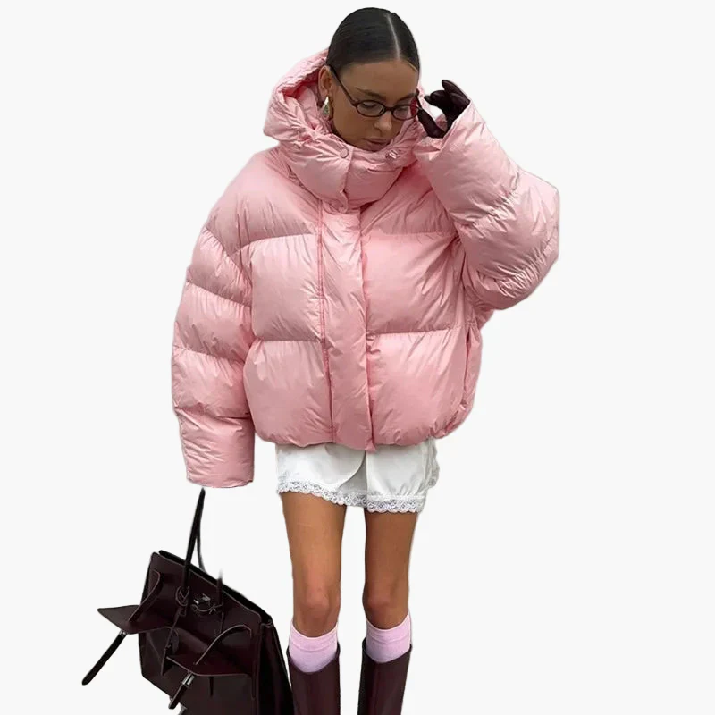 Veste Doudoune Oversize Femme Style Urbain Hiver - Image 4