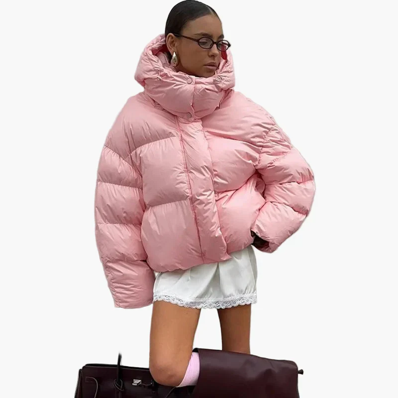 Veste Doudoune Oversize Femme Style Urbain Hiver - Image 5