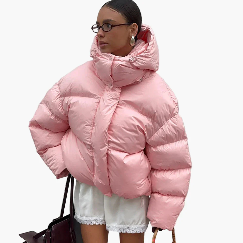 Veste Doudoune Oversize Femme Style Urbain Hiver - Image 7