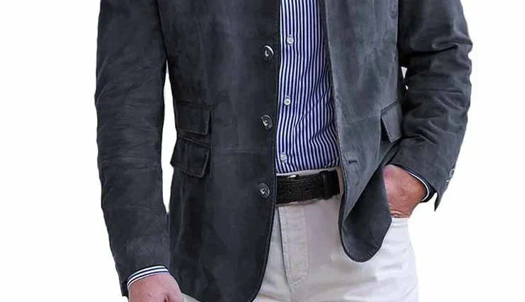 Veste élégante style blazer pour homme – Mode urbaine chic, idéale pour le bureau et les sorties - Image 5