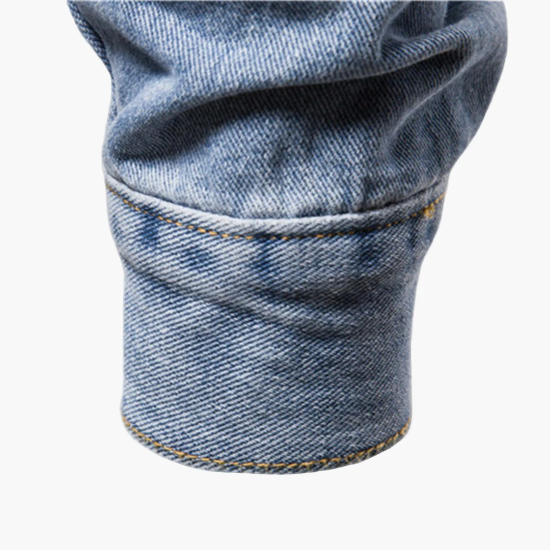 Veste en Jean Style Classique pour Homme – Idéale au Quotidien et Polyvalente - Image 3