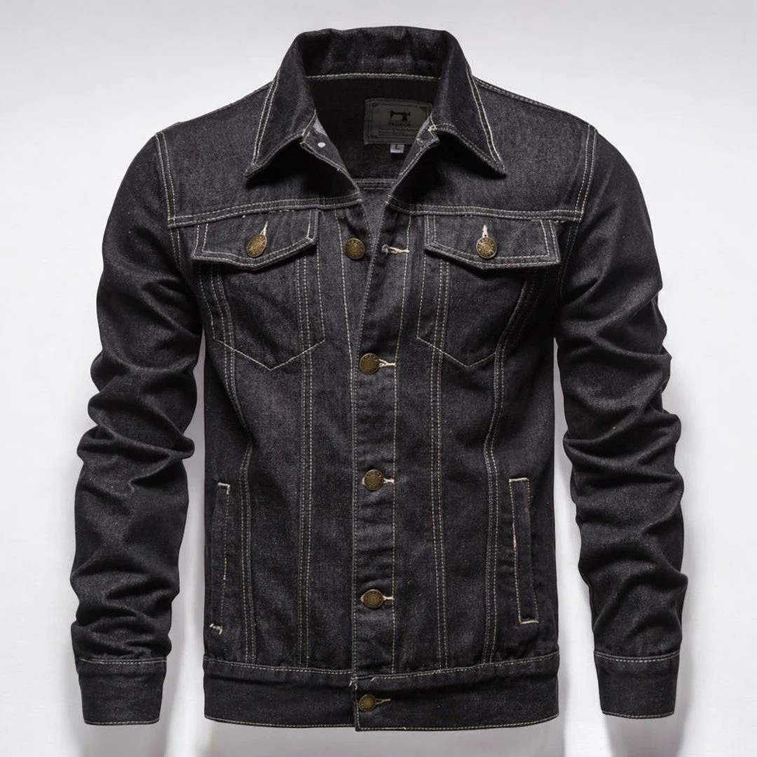 Veste en Jean Style Classique pour Homme – Idéale au Quotidien et Polyvalente - Image 5