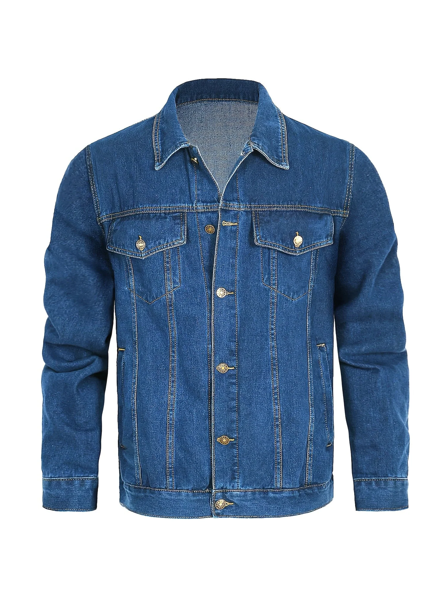 Veste en jean style décontracté pour homme - Idéale pour un look urbain tendance - Image 3