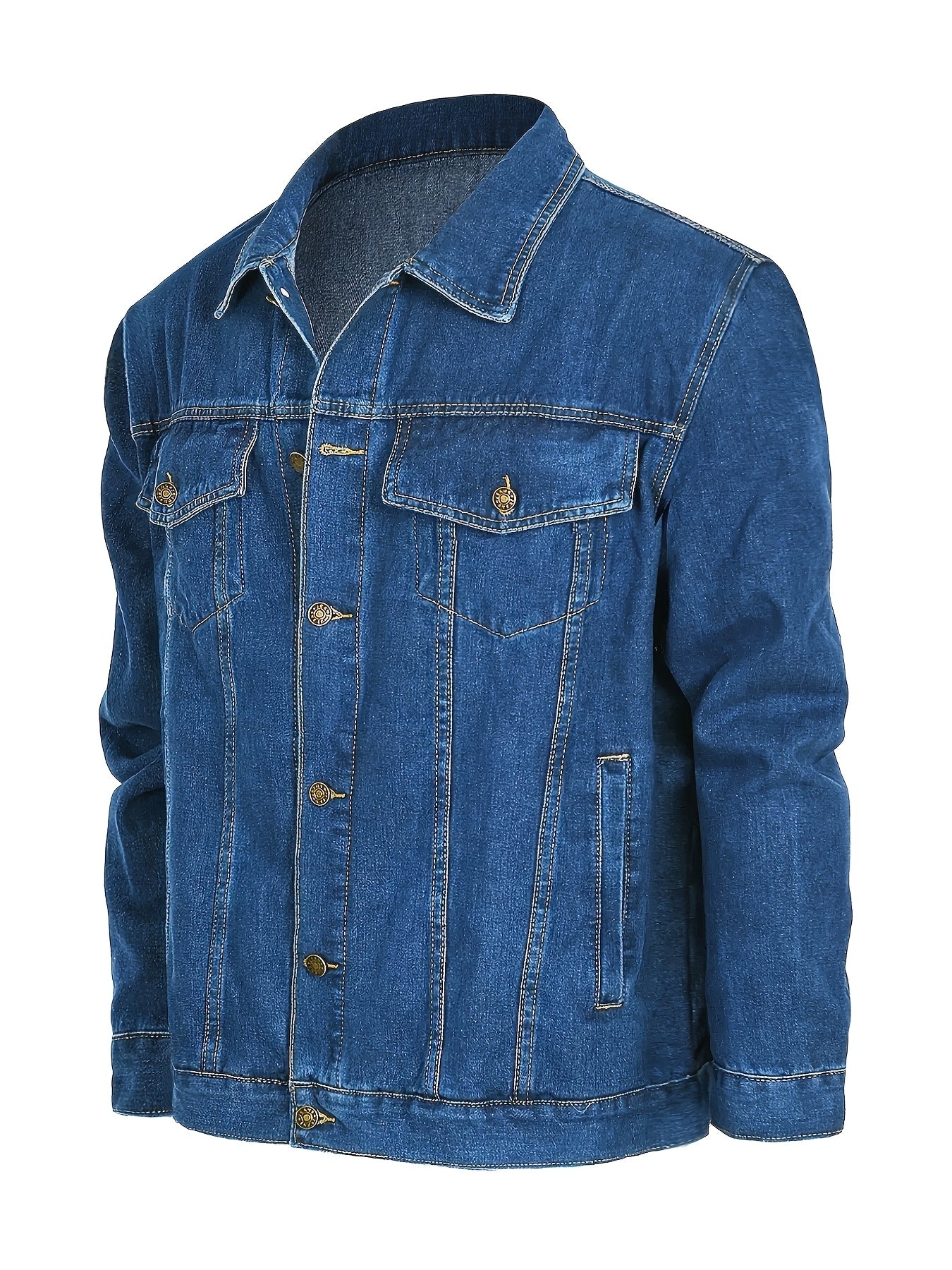 Veste en jean style décontracté pour homme - Idéale pour un look urbain tendance - Image 4