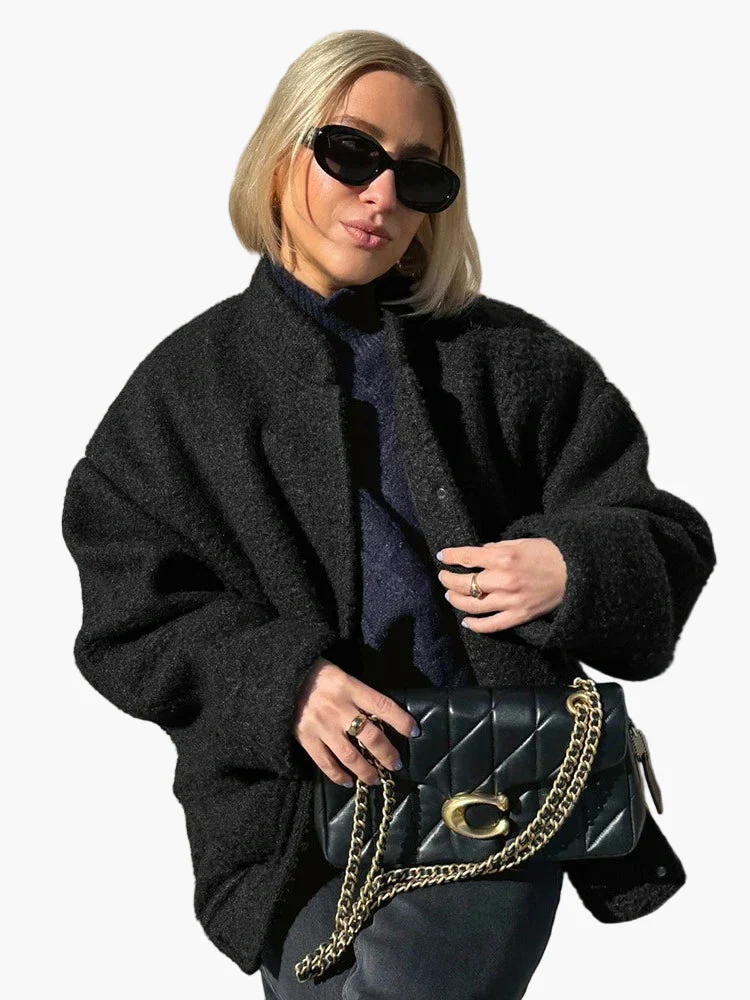 Veste femme décontractée style surdimensionné pour un look urbain tendance - Image 5