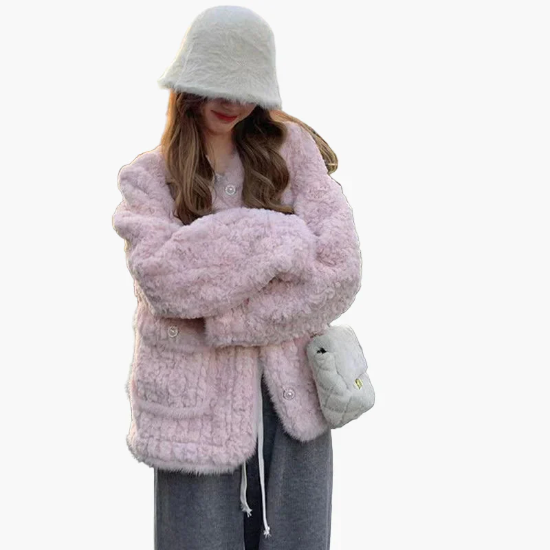 Veste Femme Élégante Style Coréen Décontracté pour l'Hiver - Image 3