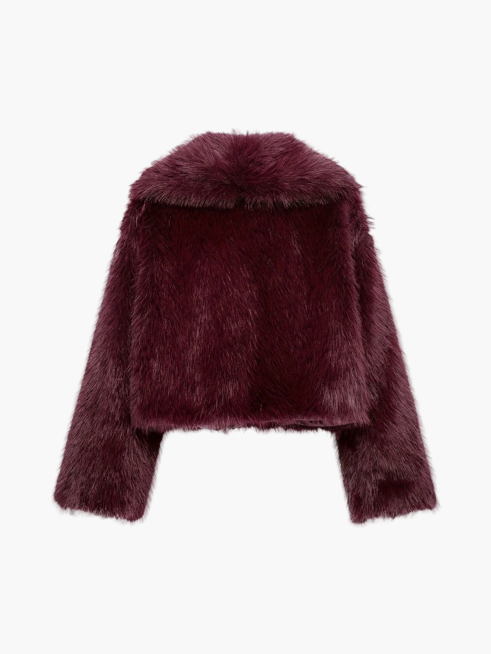 Veste femme style chic fausse fourrure coupe ample pour automne/hiver – Idéale pour look casual et élégant - Image 3