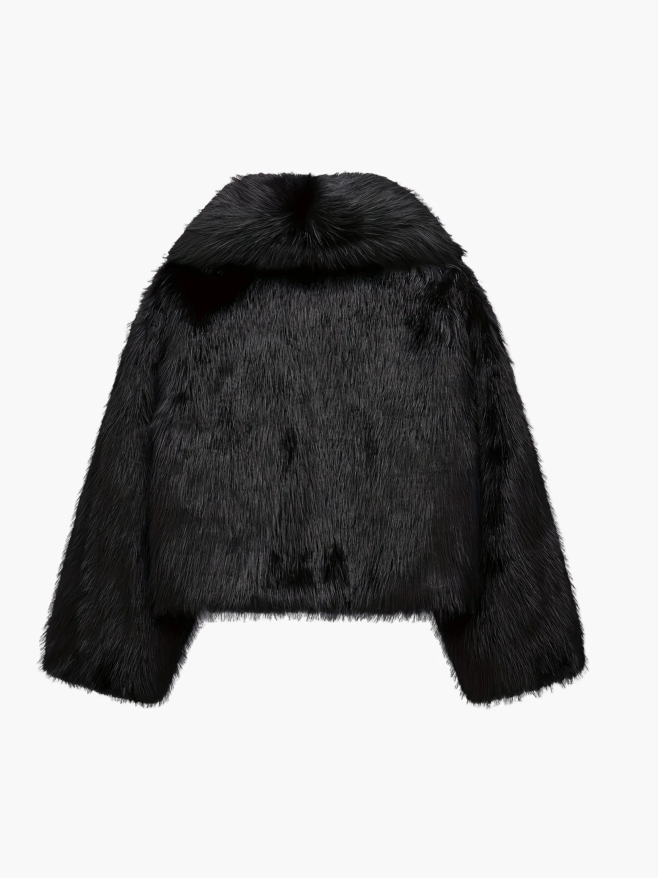 Veste femme style chic fausse fourrure coupe ample pour automne/hiver – Idéale pour look casual et élégant - Image 4