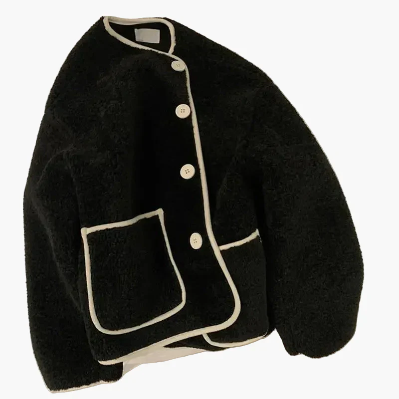 Veste femme style décontracté chic automne hiver - coupe oversize tendance - Image 6