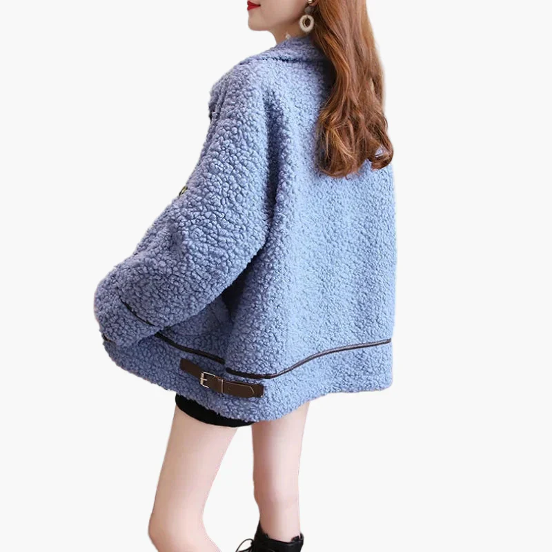 Veste Femme Style Décontracté Oversize Tendance Automne Hiver - Image 5