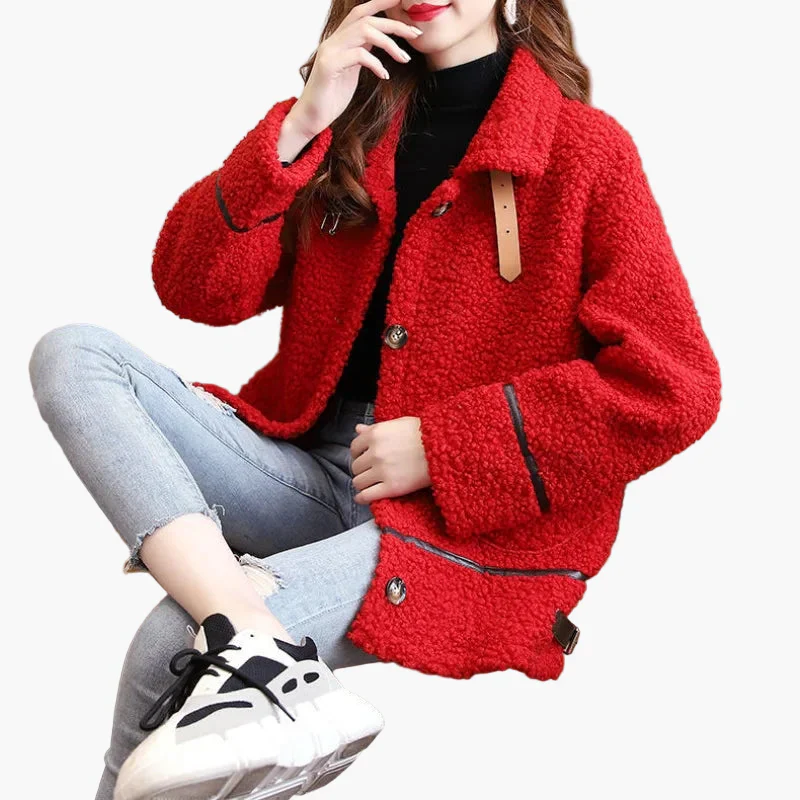 Veste Femme Style Décontracté Oversize Tendance Automne Hiver - Image 7