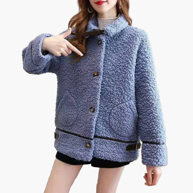 Veste Femme Style Décontracté Oversize Tendance Automne Hiver - Image 9