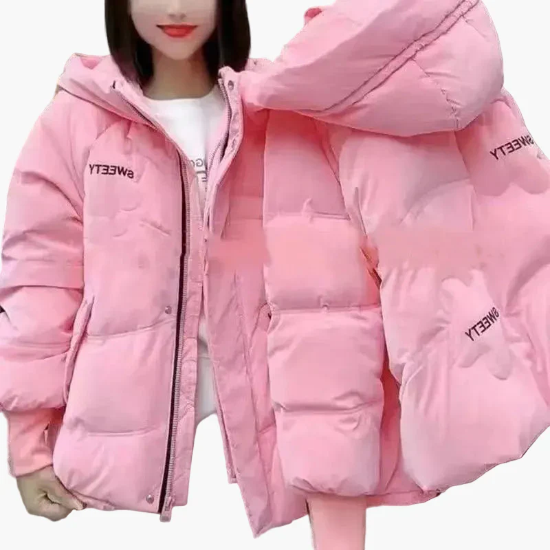 Veste d'hiver décontractée pour femme avec capuche, style urbain, idéale pour temps froid - Image 7