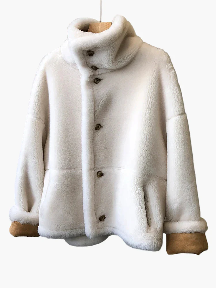 Veste d'hiver femme style aviateur coupe oversize tendance urbaine - Image 2