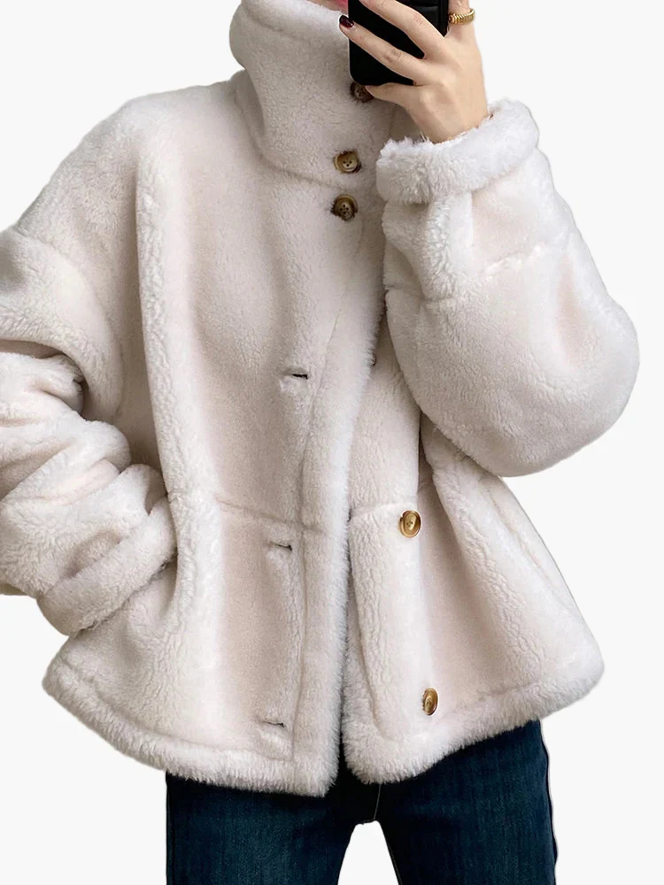 Veste d'hiver femme style aviateur coupe oversize tendance urbaine - Image 5