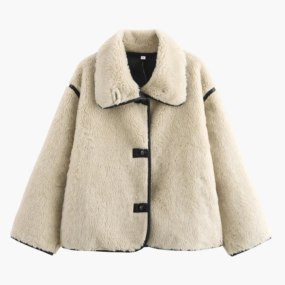 Veste d'hiver femme style décontracté chic pour temps froid - Image 2