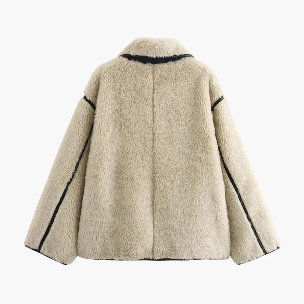 Veste d'hiver femme style décontracté chic pour temps froid - Image 3