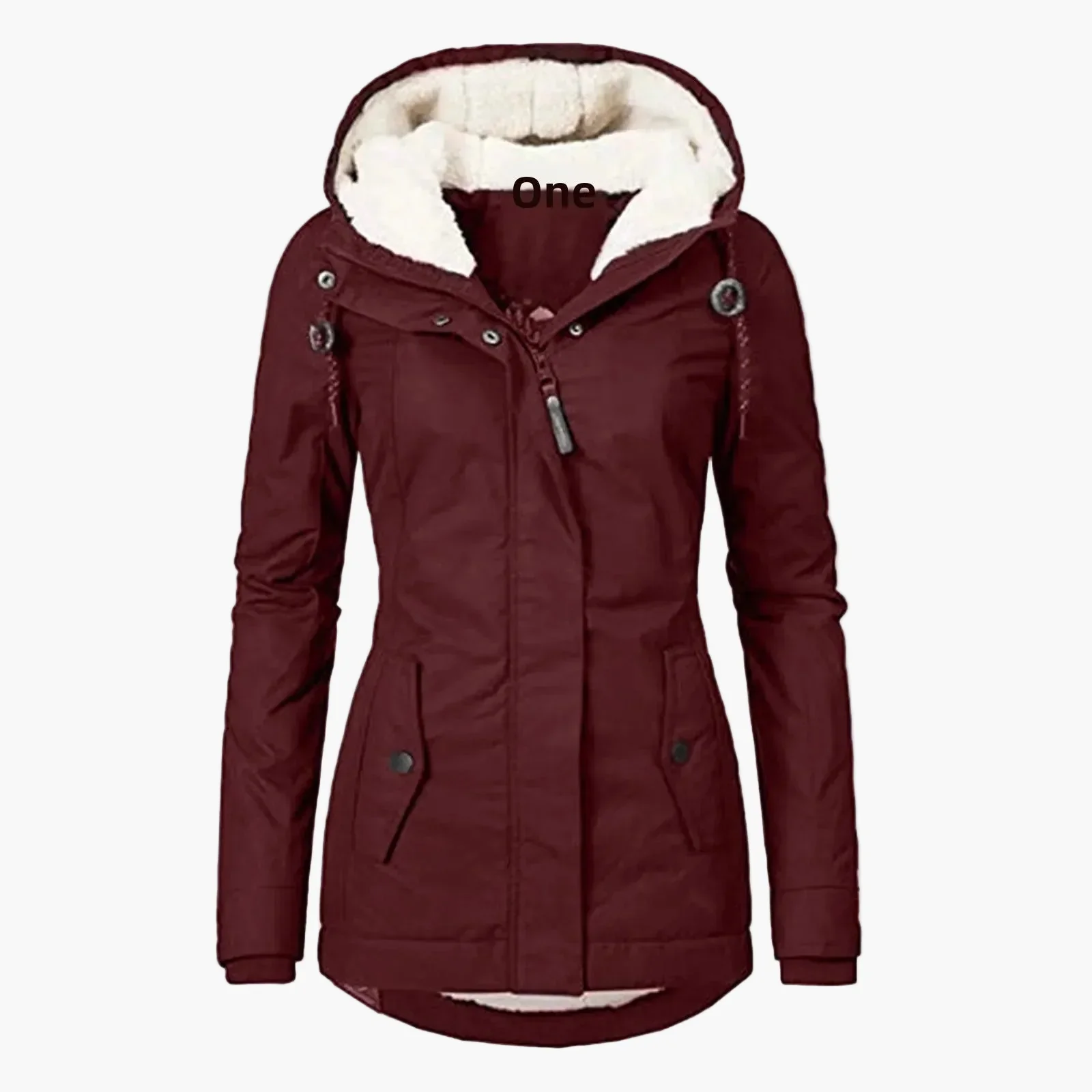 Veste d’Hiver Femme Style Urbain avec Capuche Doublée – Élégance Quotidienne et Confort Thermique - Image 9