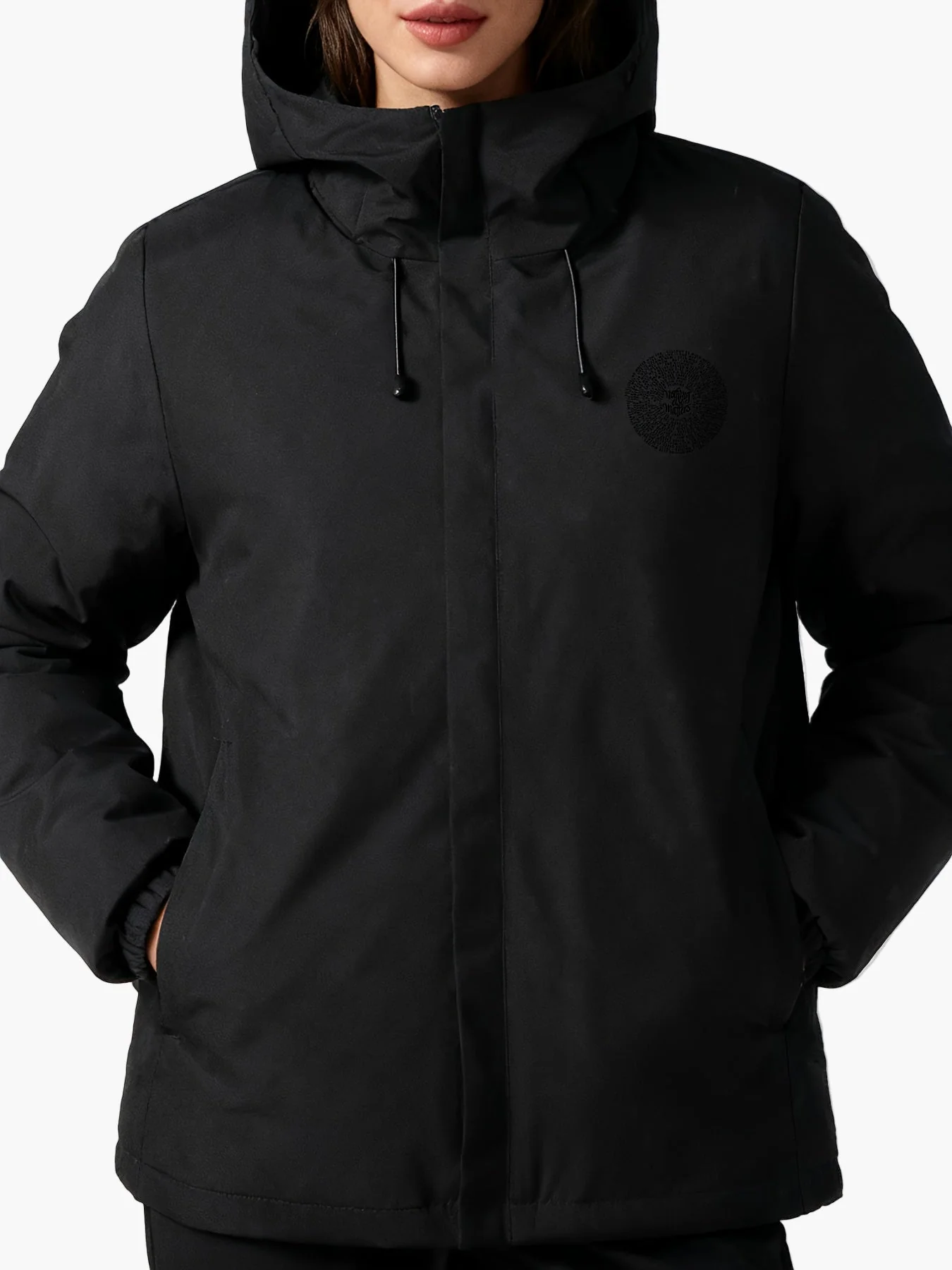 Veste d'hiver femme style urbain avec capuche et motif « Nothing Else Matters » – Casual, idéale pour le quotidien - Image 3
