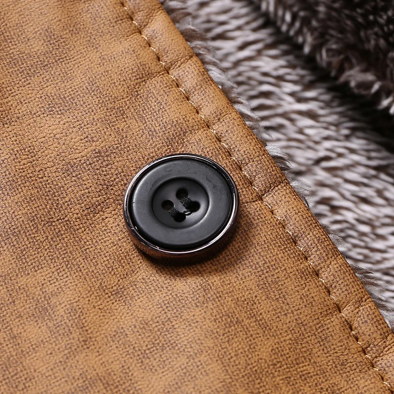 Veste d'hiver homme style urbain avec doublure chaude et col montant – Élégance casual et confort quotidien - Image 5