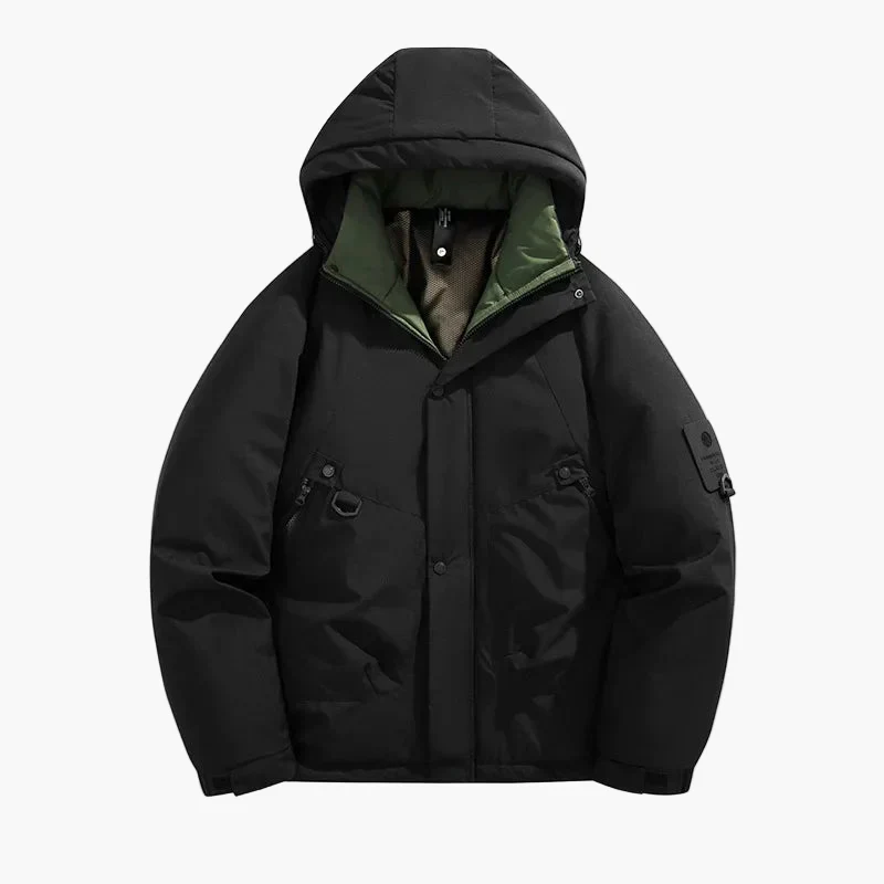 Veste d'hiver homme style urbain, épaisse et chaude, idéale pour l'extérieur et la ville - Image 2