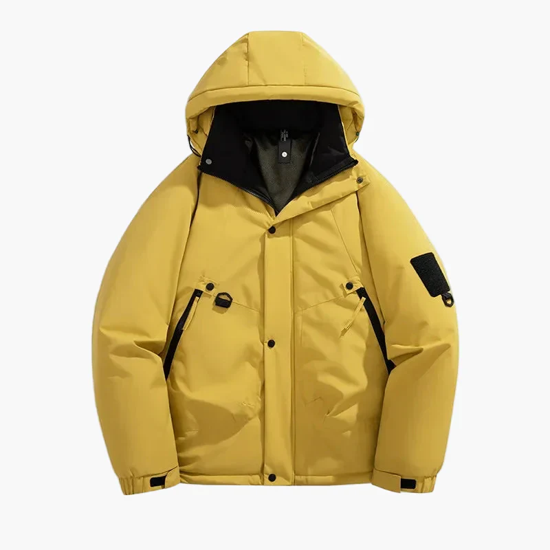 Veste d'hiver homme style urbain, épaisse et chaude, idéale pour l'extérieur et la ville - Image 4
