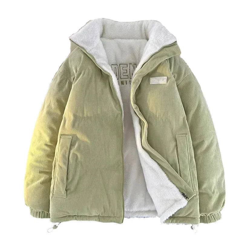 Veste d'hiver unisexe style urbain, coupe ample, usage quotidien et tendance - Image 2