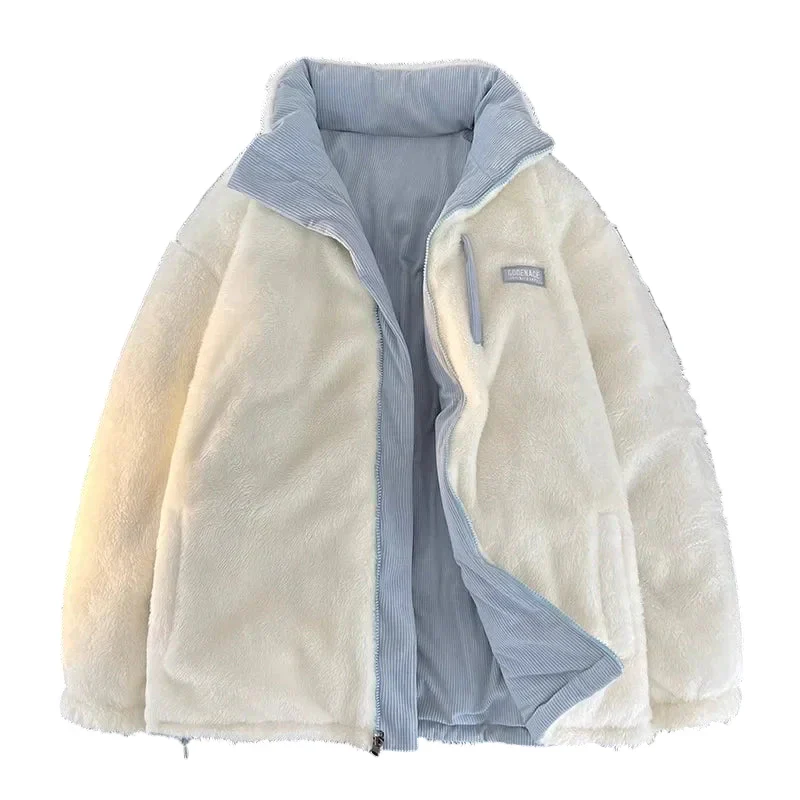 Veste d'hiver unisexe style urbain, coupe ample, usage quotidien et tendance - Image 5