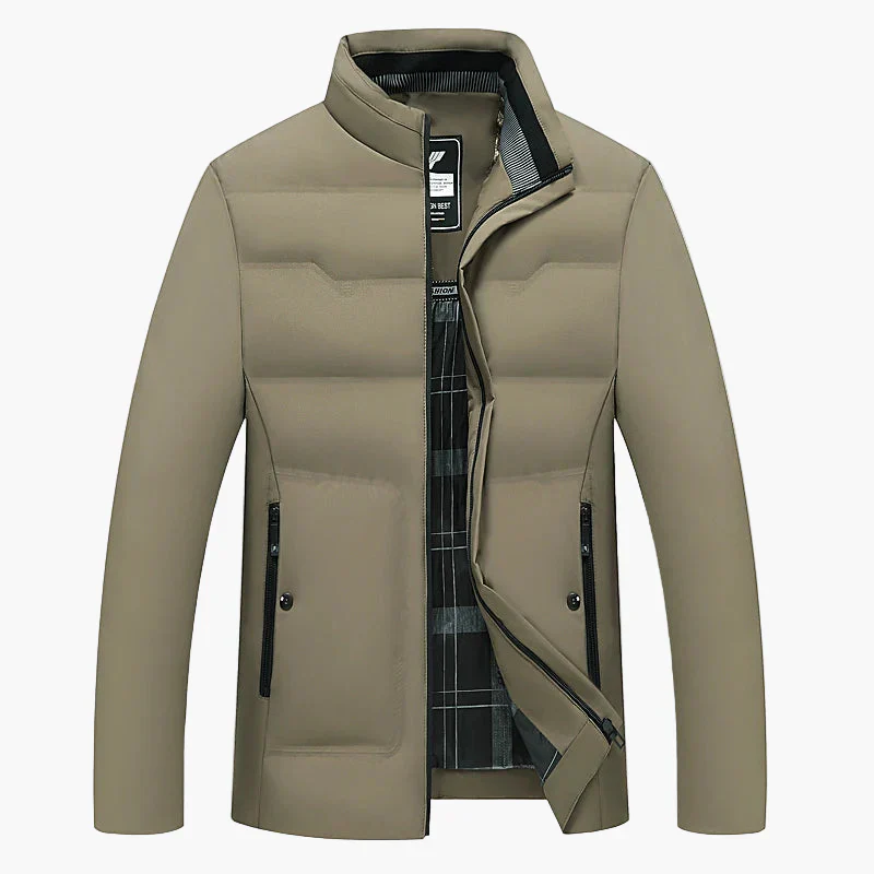 Veste Homme Business Casual Hiver Chaude et Coupe-Vent - Image 6