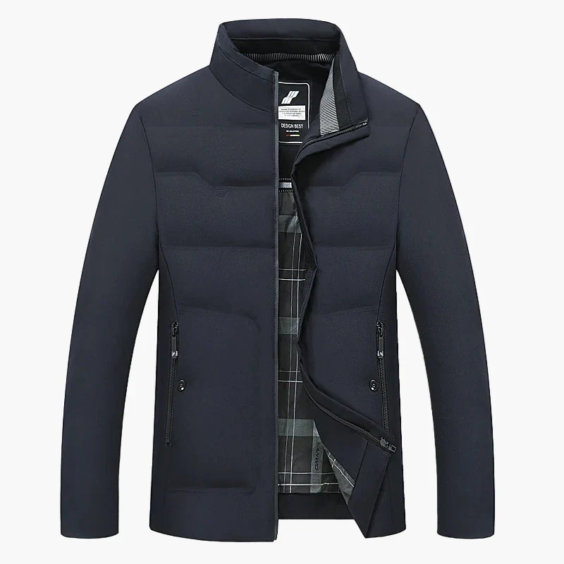 Veste Homme Business Casual Hiver Chaude et Coupe-Vent - Image 8