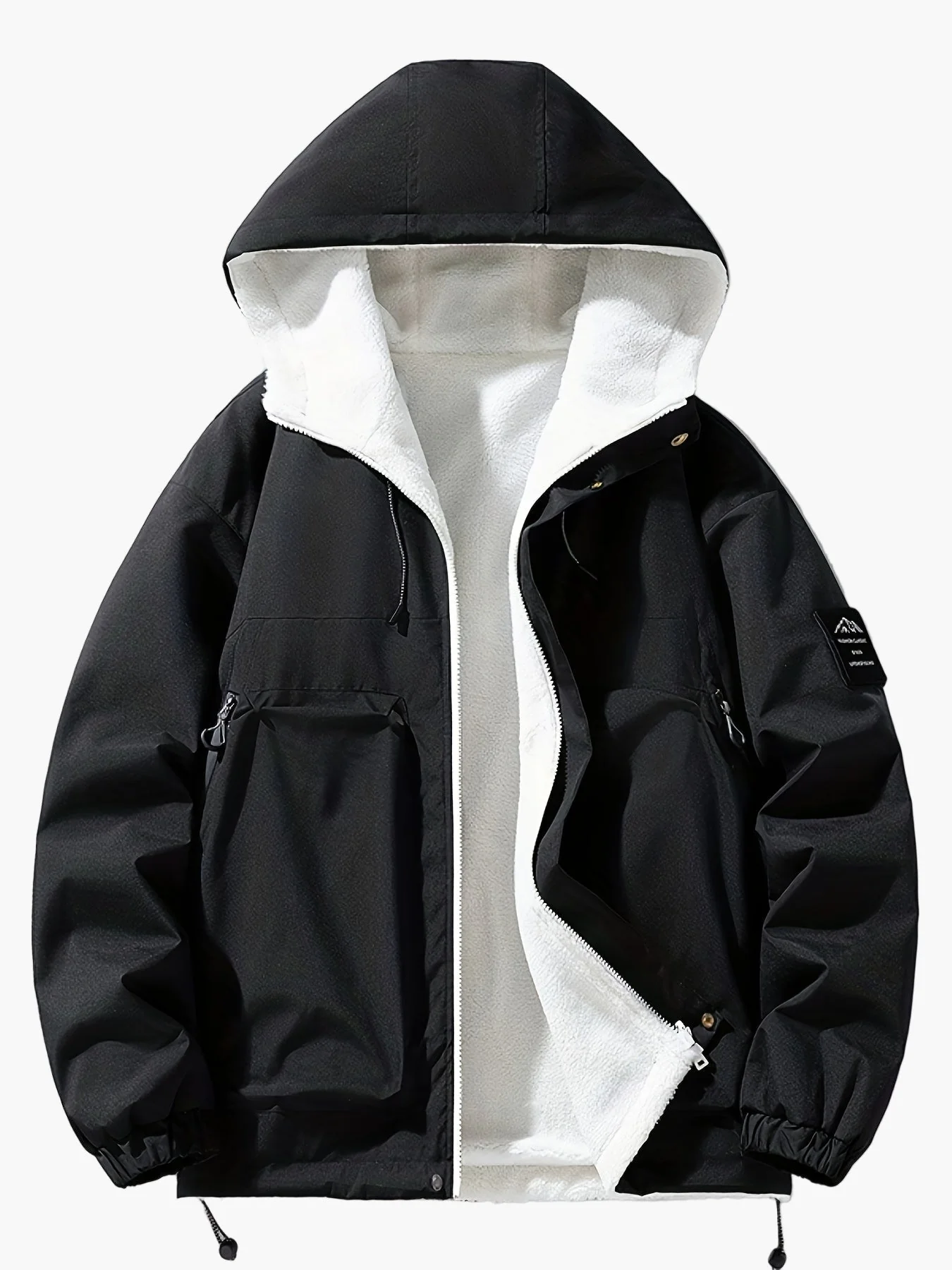 Veste Homme à Capuche Style Urbain Décontracté pour l’Hiver - Image 10