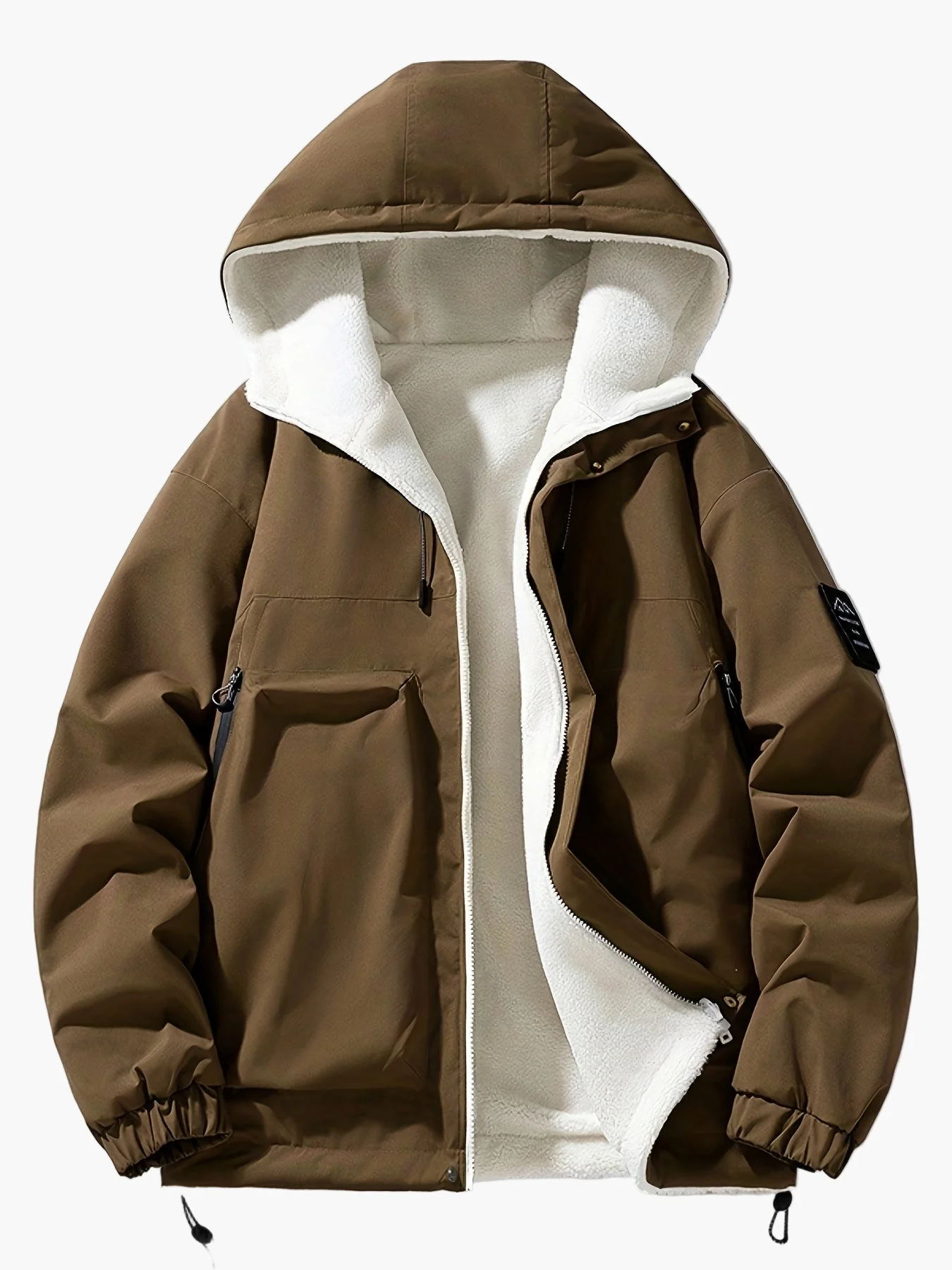 Veste Homme à Capuche Style Urbain Décontracté pour l’Hiver - Image 8