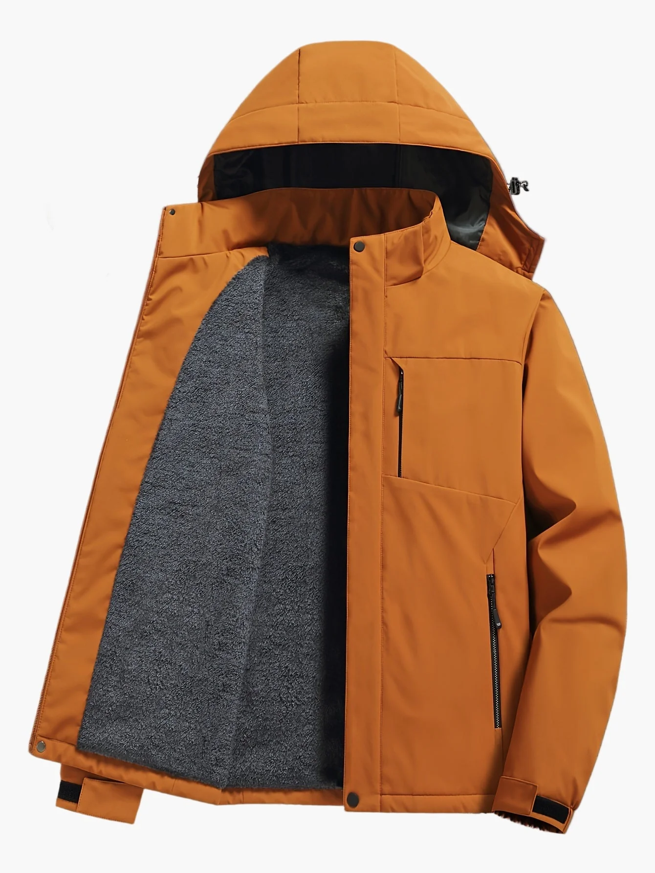 Veste de randonnée imperméable à capuche pour homme – Style sportif et urbain, idéale pour l’extérieur - Image 4
