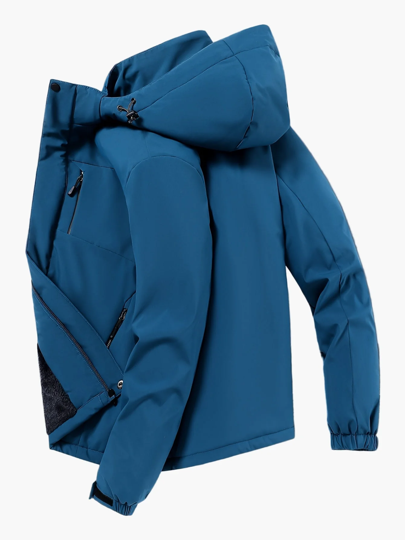 Veste de randonnée imperméable à capuche pour homme – Style sportif et urbain, idéale pour l’extérieur - Image 6