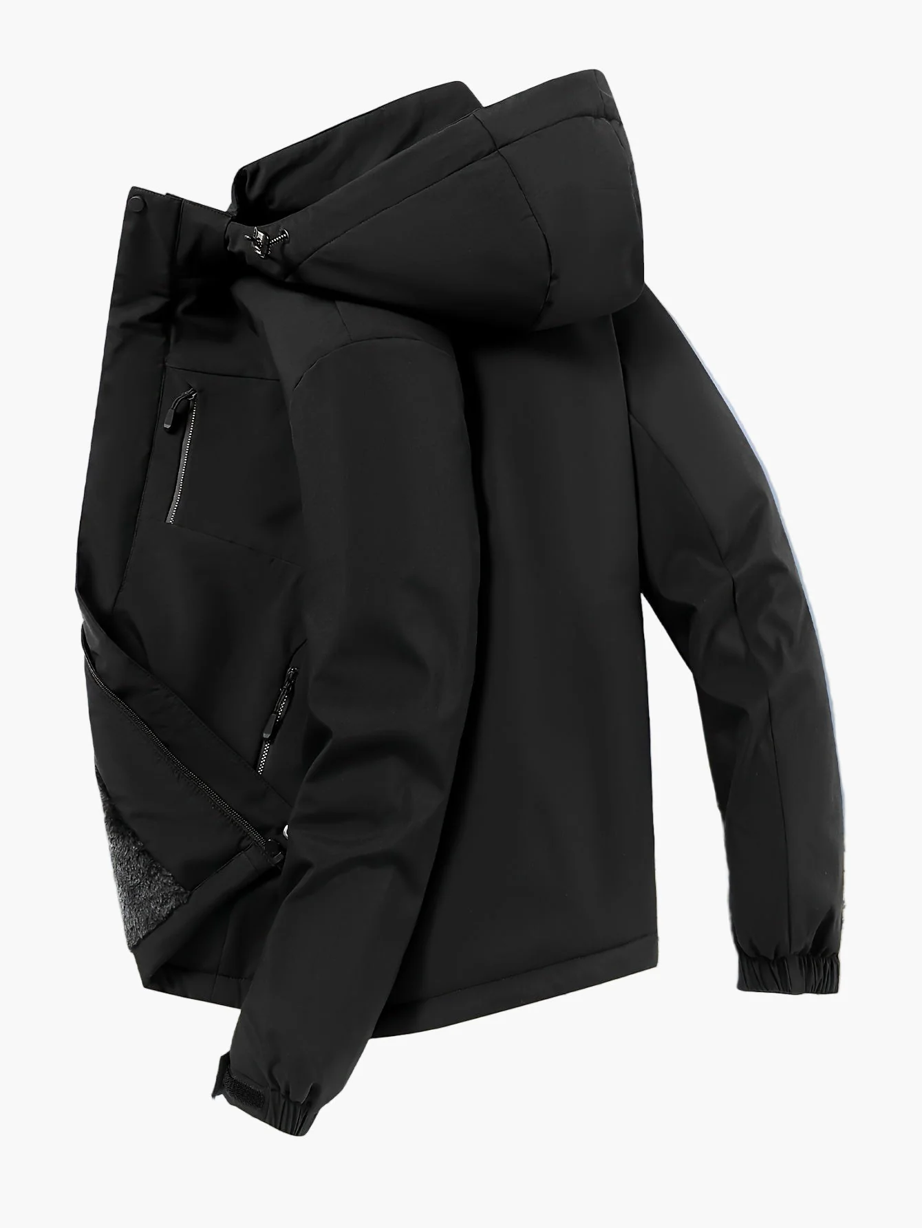 Veste de randonnée imperméable à capuche pour homme – Style sportif et urbain, idéale pour l’extérieur - Image 7