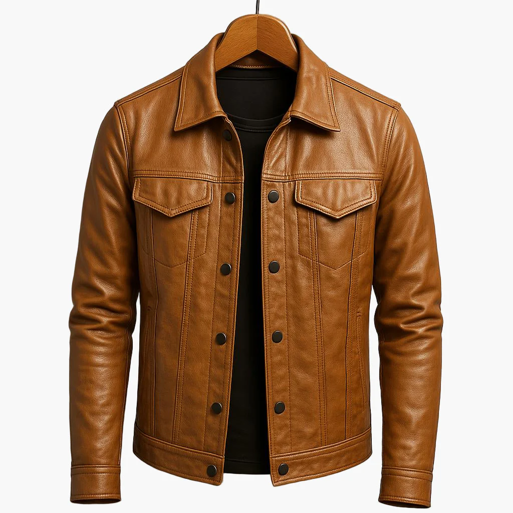 Veste homme style moto coupe moderne pour look urbain et élégant - Image 4