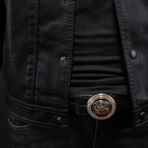 Veste homme style moto coupe moderne pour look urbain et élégant - Image 7