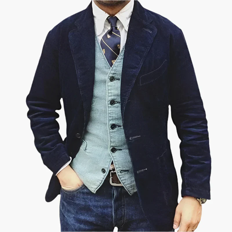 Veste Homme Style Vintage Décontracté Idéale pour Automne et Hiver - Image 5