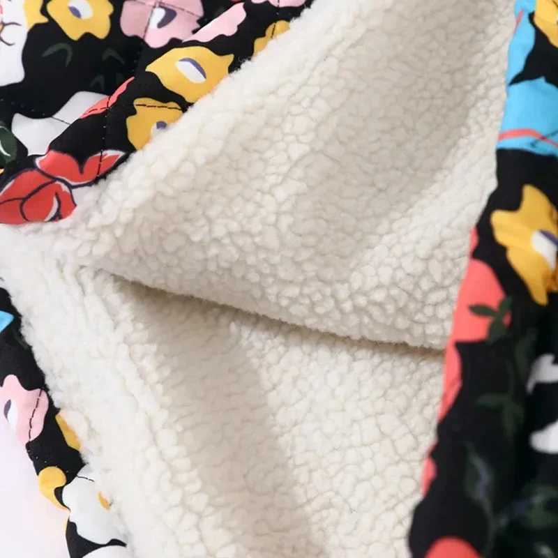 Veste matelassée bohème pour femme style floral oversize idéale pour le printemps - Image 6