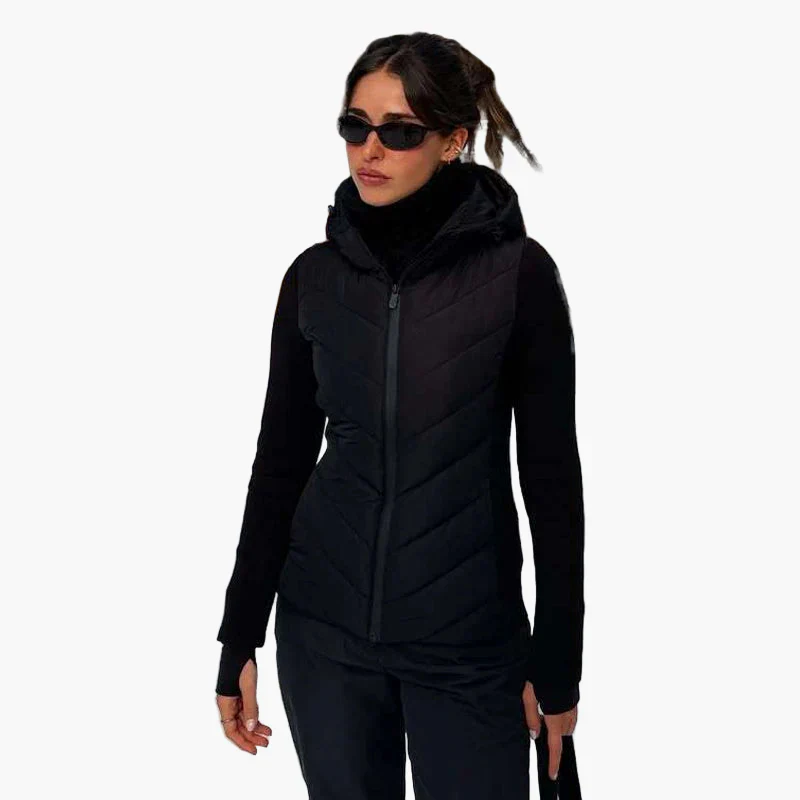 Veste matelassée à capuche pour femme – Style urbain et confort quotidien - Image 3