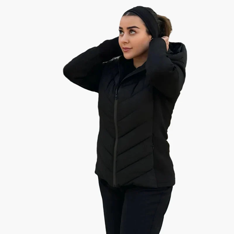 Veste matelassée à capuche pour femme – Style urbain et confort quotidien - Image 4
