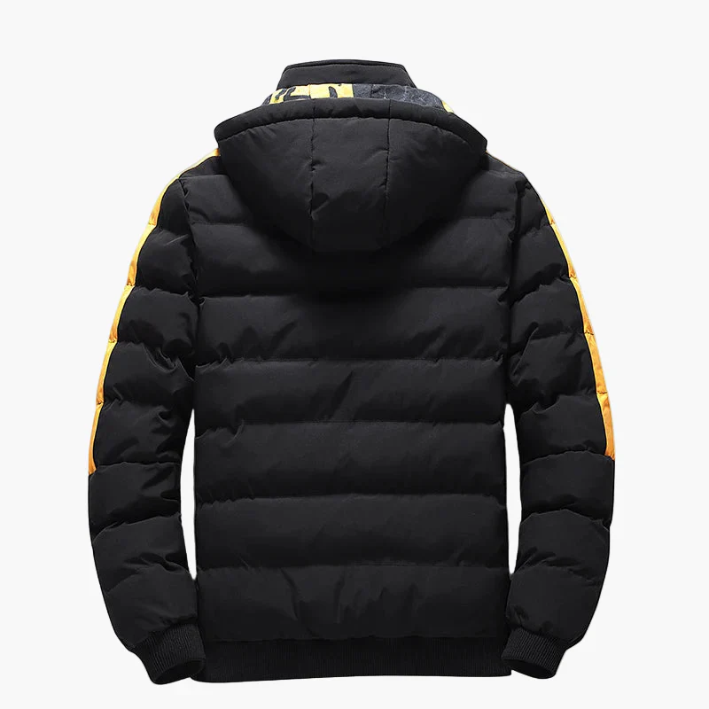 Veste matelassée à capuche style urbain pour homme – Idéale pour l’hiver et les loisirs - Image 5