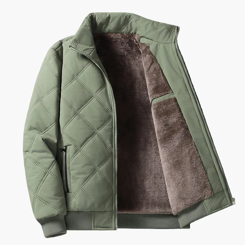 Veste matelassée chaude pour homme style urbain décontracté – idéale pour l’hiver et l’automne - Image 3