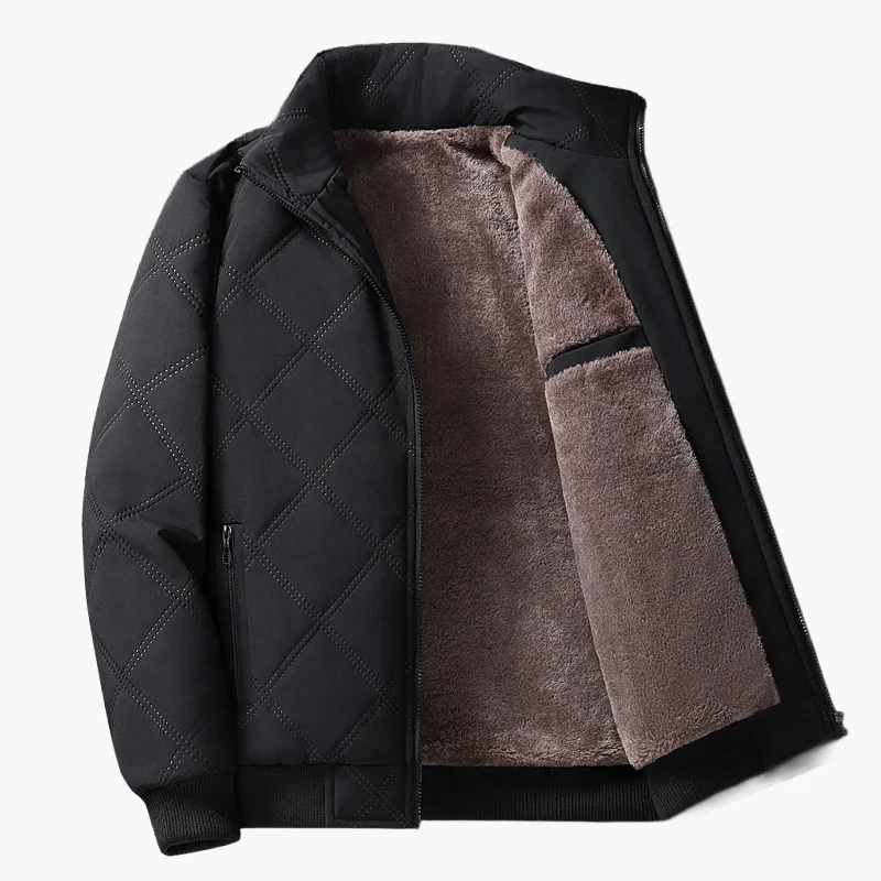 Veste matelassée chaude pour homme style urbain décontracté – idéale pour l’hiver et l’automne - Image 5