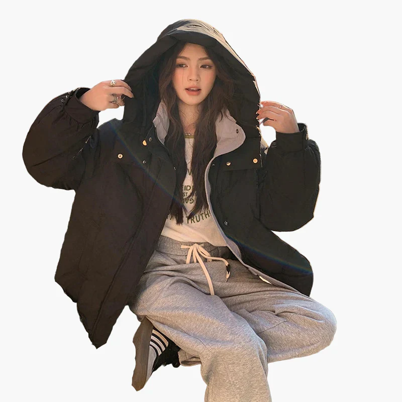 Veste matelassée décontractée femme style cocooning hiver - Image 2
