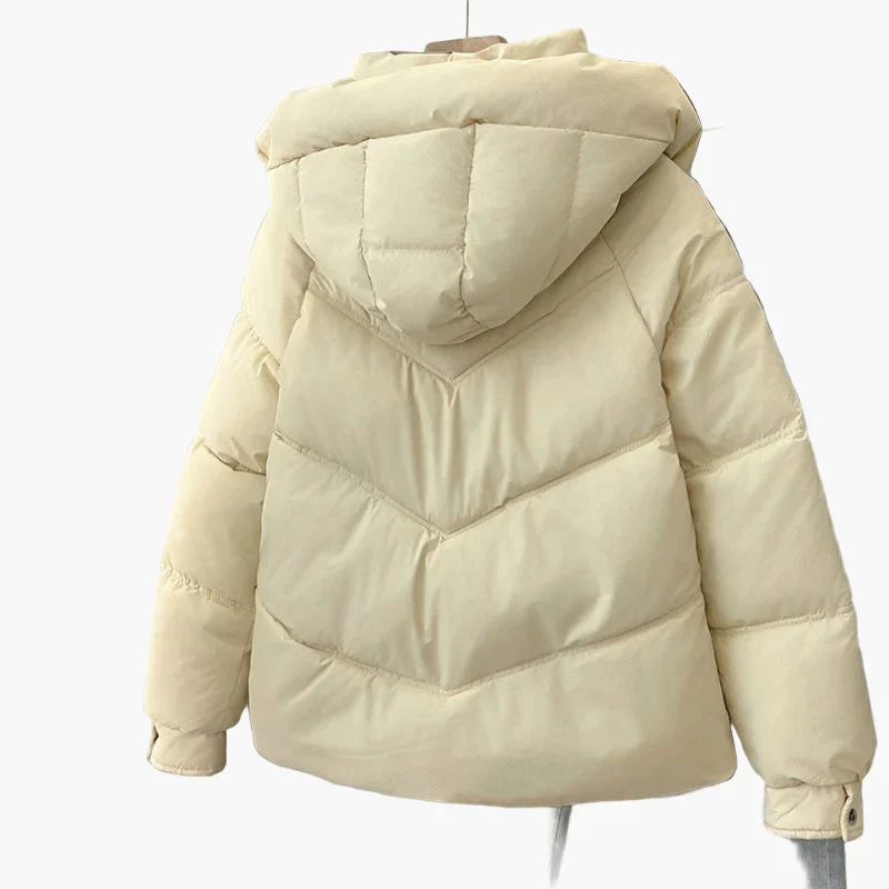 Veste matelassée décontractée femme style cocooning hiver - Image 6