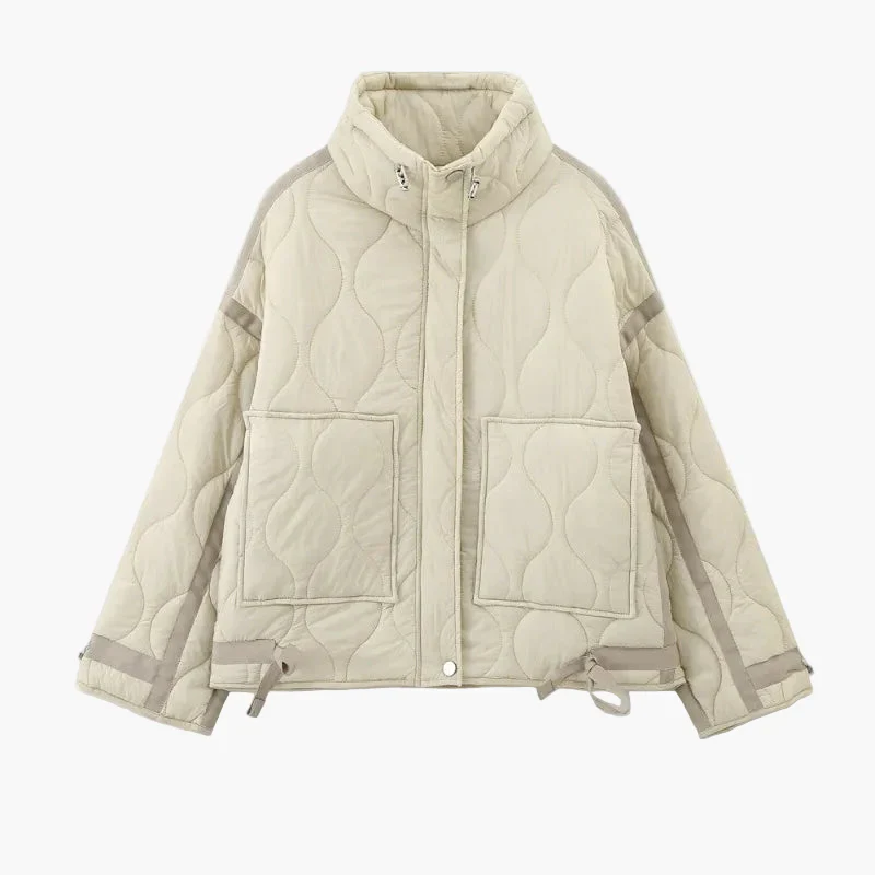 Veste matelassée décontractée pour femme, style urbain tendance, idéale pour l'automne et l'hiver - Image 7
